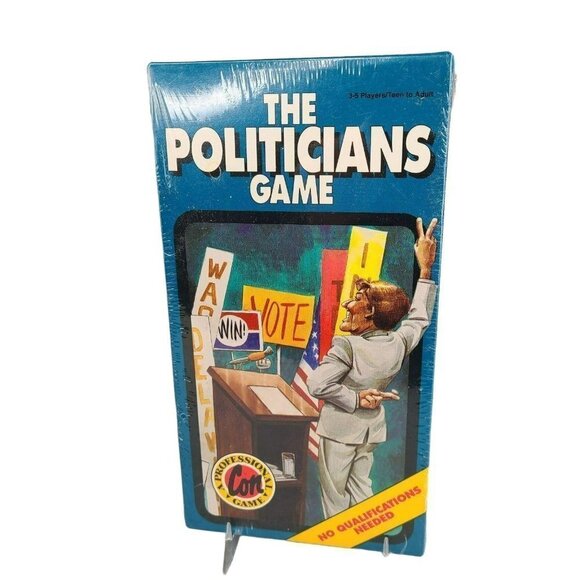 The Politicians Professional Con Game of Campaign Politics Party 1992 Vtg New - Picture 1 of 10